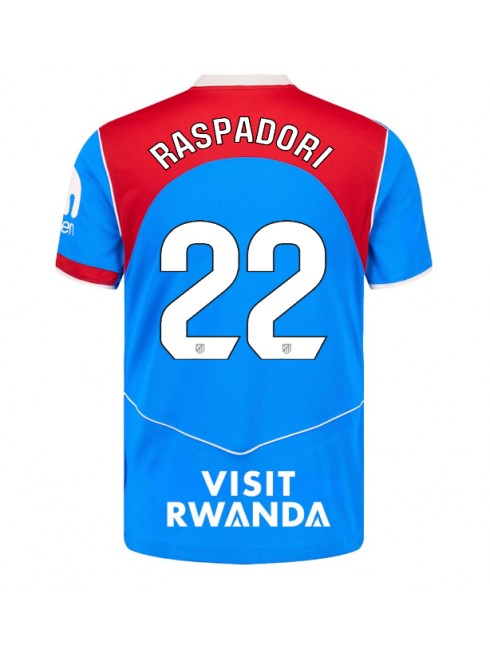 Atletico Madrid Giacomo Raspadori #22 Replika Tredje Kläder 2025-26 Kortärmad Atletico Madrid Giacomo Raspadori #22 Replika Tredje Kläder 2025-26 Kortärmad